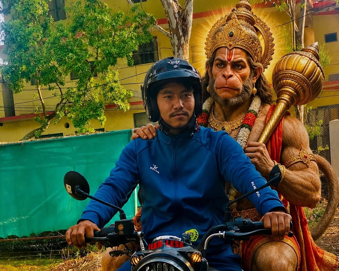 Lord Hanuman Temple Devotional Vibe